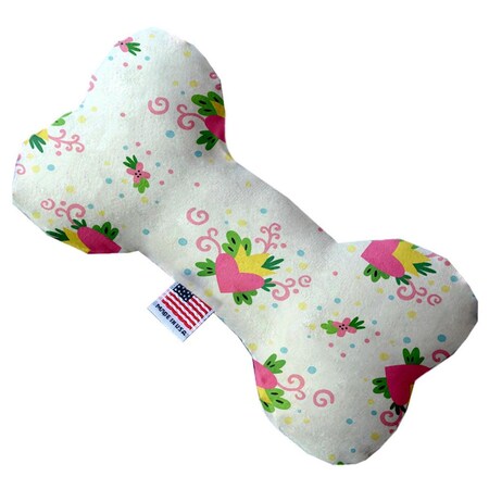 Mirage Pet Products Sweet Love Canvas Bone Dog Toy 8 in. 1372-CTYBN8